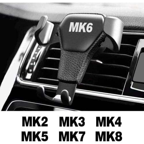 Gravity Car Air Vent Clip Mount Adjustable Mobile Phone Holder For VW Volkswgen Golf MK4 MK6 MK7 MK5 MK3 MK2 MK8 Car Accessories