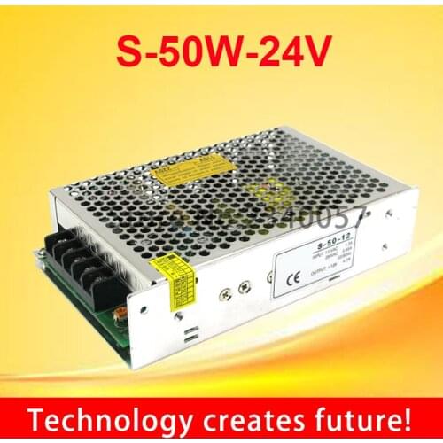 50W 24V 2.1A Single Output Switching power supply for CCTV camera LED Strip light AC to DC SMPS