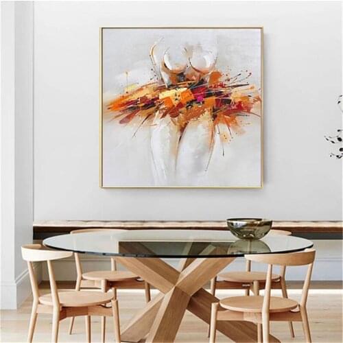 Hand Painted Oil Painting On Canvas Modern Abstract Art Wall Paintings Sexy Naked Girl Picture For BedRoom Home Decoration