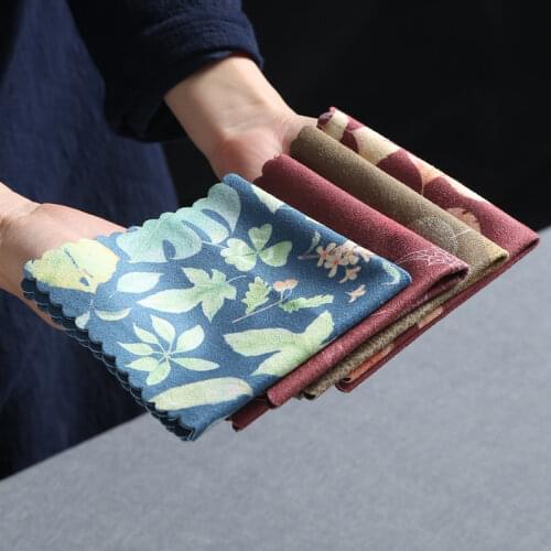 Chinese style tea towel special tea mat cloth, Chinese style Kung Fu tea set, tea table, tea table, tea ceremony accessories