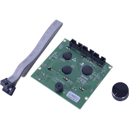 Koonovo 3D Printer 12864 LCD Screen Reprap Smart Touch Controller Ramps 1.4 Board Blue Display with Cable for Ender 3/CR-10