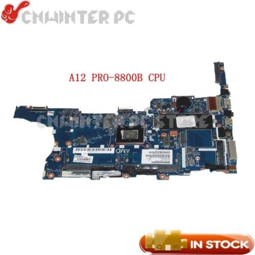 NOKOTION 827576-601 827576-001 TI-6050A2728001-MB-A02 MAIN BOARD For HP 745 G3 Laptop motherboard A12 PRO-8800B CPU