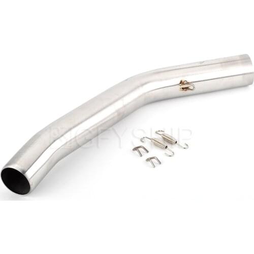 Motorcycle For Triumph Tiger 800 2010 to 2017 Tiger 800 XC / XR /XRX/XCX/XRT/XCA Escape Slip-on Exhaust Muffler Mid Link Pipe