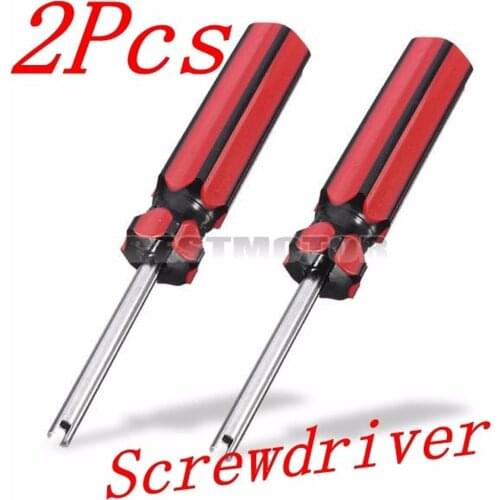 Pair Auto Car Truck Bicycle Screwdriver Motorcycle Tire Repair Kit Metal Steel Valve Stem Core Remover Tire Repair Install Tool