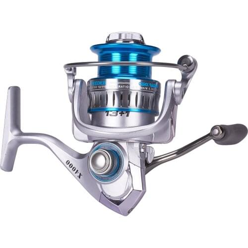 HiUmi X 2000 3000 4000 Series 12+1 Ball Bearings 5.2:1 Gear Ratio Fishing Reel