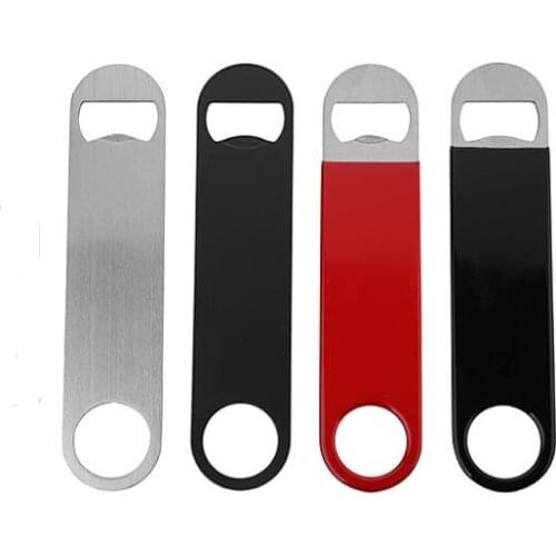 Openers Unique Stainless Steel Large Flat Speed Cap Remover Bar Blade Home El Professional Beer Bottle Opener SN770