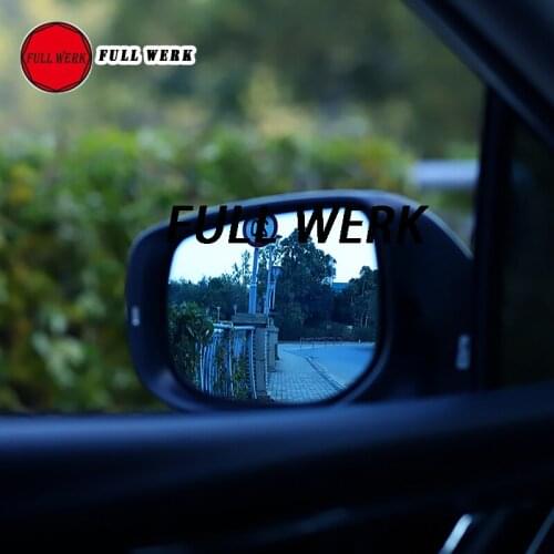 1 Pair Car Blue Reversing Mirror Universal for Subaru Forester Outback XV Legacy Large Vision Rearview Mirror Lens Accessory