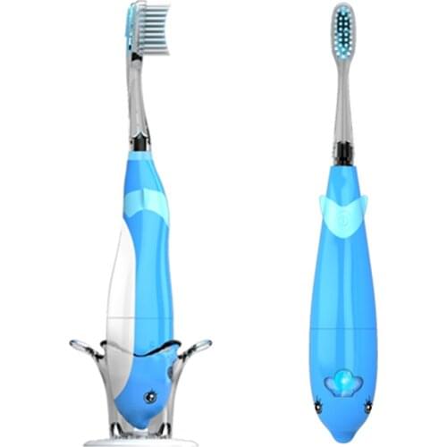 Seago 3-12 Years Old Children Electric Sonic Toothbrush Soft Gentle Gum Care For Baby Toothbrush 2 Min Timer With Songs LED Gift