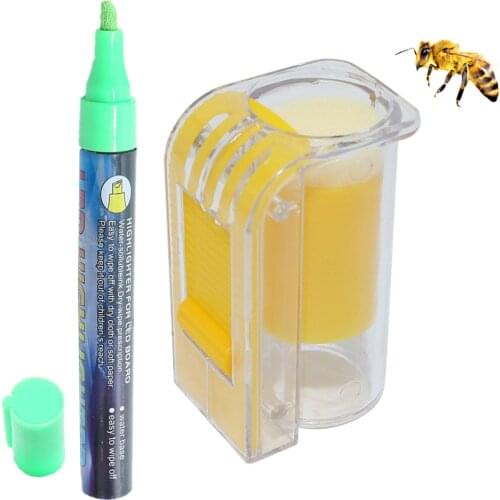 1 Set Queen Bee Marker Kit Rearing Marking Bottle Pen Mark King Beekeep Product Supplies Beekeeping Apiculture Equipement Tools