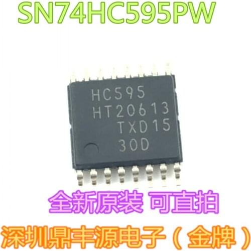 100% New&original HC595 SN74HC595PWR TSSOP-16