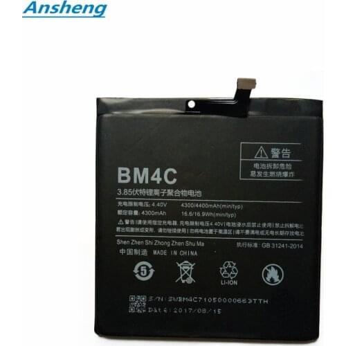 Ansheng High Quality 4400Mah BM4C battery for Xiaomi Mi Mix Smartphone