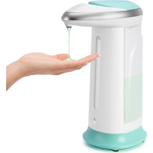 400ML Automatic Liquid Soap Dispenser Smart Sensor soap dispensador Touchless ABS soap Dispenser for Kitchen Bathroom