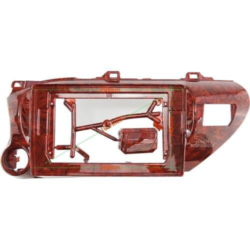 10.1 inch Fasxia Car Audio Frame Car Radio Fascia,gps navigation fascia panel is suitable TOYOTA REVO/ HILUX 2018