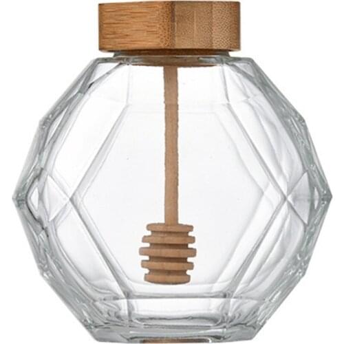 250/380ML Hexagonal Jam Jars , Transparent Glass Jam Jar Bottles for Jams, Honey, Wedding Favors, Shower Favors, Baby Foods DIY