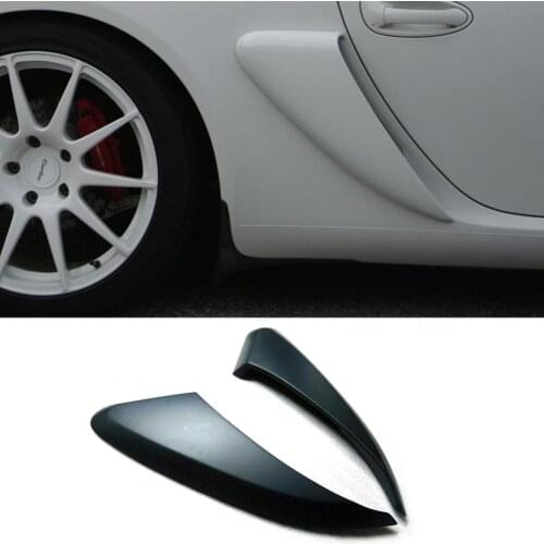 SIDE AIR INTAKE Carbon Fiber For Porsche 987 Cayman Side Air Intake Duct Vent Glossy Fibre Finish Exterior Trim2005-2011