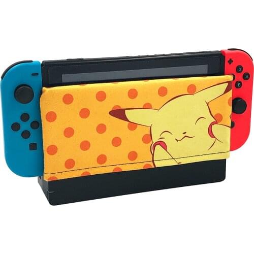 Nintend Switch Dock Cover Sleeve Dock Sock Decal Soft Suede Anti-scratch Protection Accessories for Nintendos Switch Dock