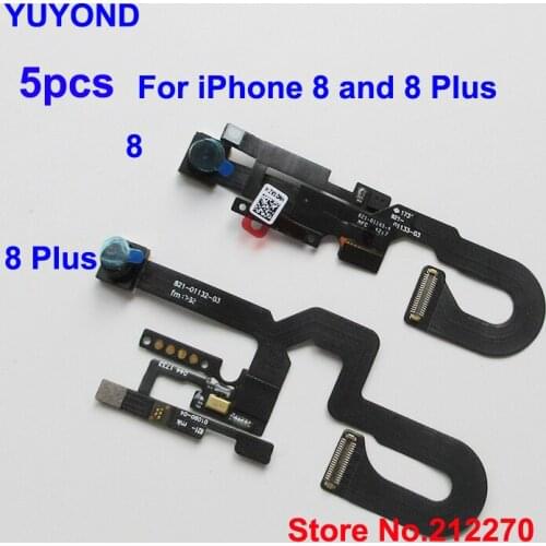 YUYOND Front Camera With Proximity Sensor Light Flex Cable For iPhone 8 8 Plus Replacement 10pcs/lot Wholesale