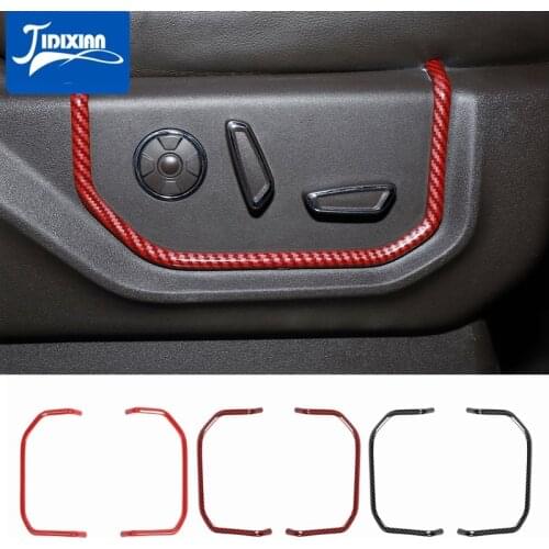 JIDIXIAN Car Front Seat Decoration Cover Trim Sticker for Ford F150 F-150 2015 2016 2017 2018 2019 2020 2021 Car Accessory