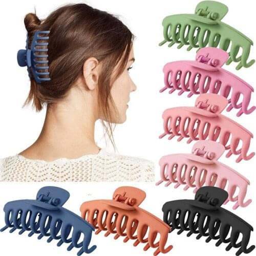 Hair claw suit-Big hair clips Wash bath hair claw Practical Shark keel hair claw Fashion Plastic claw suit for womens