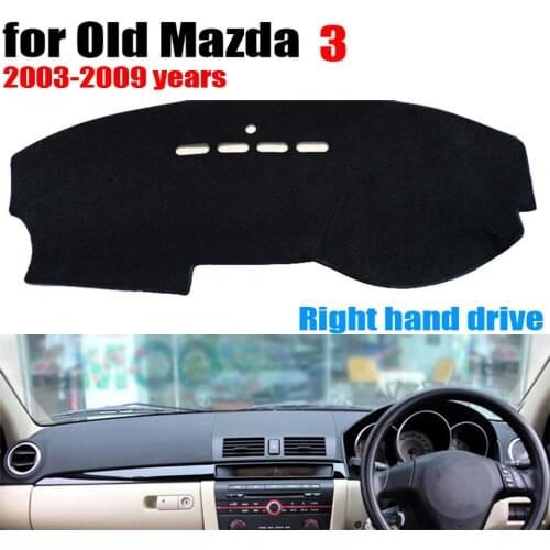 Car dashboard cover mat for Old MAZDA 3 2003-2009 years Right hand drive dashmat pad dash mat covers auto dashboard accessories