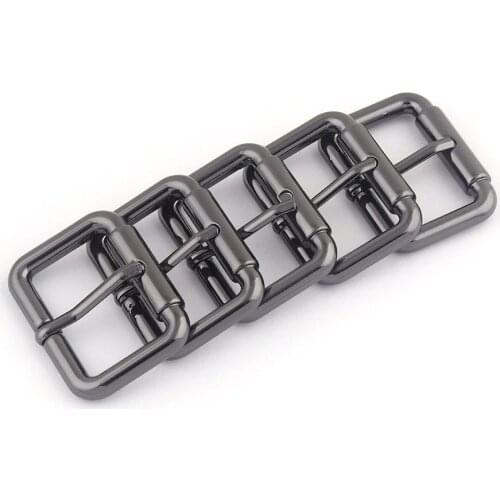 32mm Gunmetal Adjustable Belt Buckle Slide Bar Metal Purse Clasp Bag Strap Buckle Handbag Webbing Hardware Bag Luggage