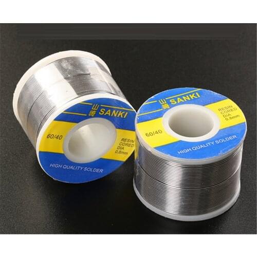 New Welding SANKI solder wire Reel 250g FLUX 2.0% 1mm 60/40 45FT Tin Lead Line Rosin Core Flux Solder Soldering Wholesale