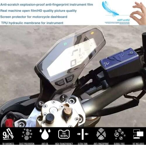 Motorcycle Cluster Scratch Protection Film Screen Protector For YAMAHA MT-09 FZ-09 2013-2018