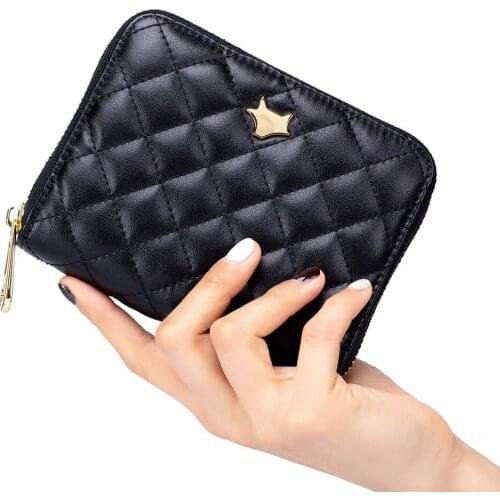 RFID Womens Passport Cover Multifunction Women Card Wallet Genuine Leather Ladies Clutch Bag Luxury Brand Credit ID Card Holder