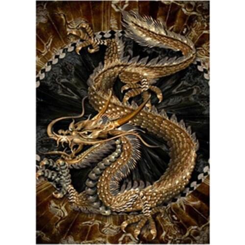 Diy 5d Diamond Painting dragon Cross Stitch Cartoon Cow full Square Round Stone Drill 3d Embroidery Rhinestone Mosaic kids Gift