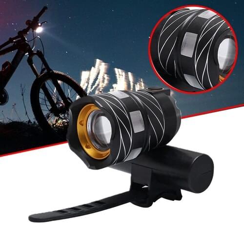 Bicycle headlights USB rechargeable bicycle lights LED cycling lights 3 lighting modes