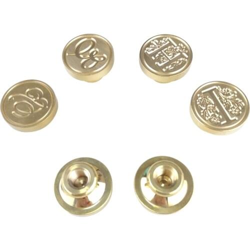 Vintage gift A-Z whole 26 letters metal stamp set for wax seal