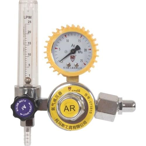 High Quality Argon Gas Mig Tig Flow Meter Welding Regulator Gauge Welder Cga320 Fit Tester Alloy Steel 073809-15