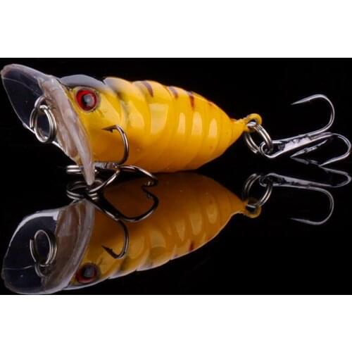 WALK FISH 1PCS Cicada 3.6g 3.5cm Perch Insect Lure Bait Fishing Lure Treble Barb Hooks Fishing Tackle Artificial Bait