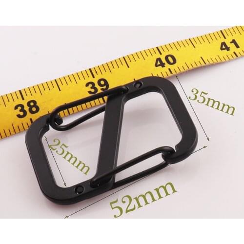 6 pcs black Hook Clasps Claws, Lobster Swivel Clasps, Carabiner Snap,Buckle Gate Bag,Handbag Snap,Purse Hook,Purse Strap