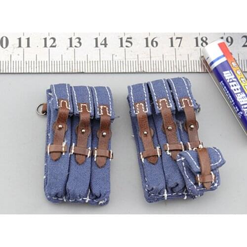 1/6 soldier German paratrooper magazine bag model for 12 inch action figure body
