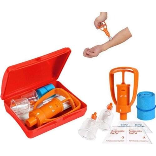 1Pc Outdoor Camping Survivor Venom Extractor Kit Safe First Aid Kit Safety Venom Protector Snake Bees Bite Venom Extractor