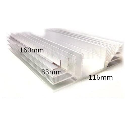 1pcs Transistor Heat sink/Aluminum/Inverter heatsink 116*33-160 Bridge rectifier fins dedicated