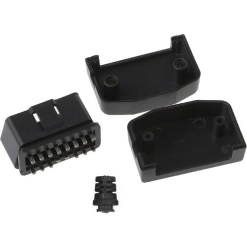 Car Auto OBD2 16 Pin Male Connector Plug Universal Car Diagnostic Tool Adapter