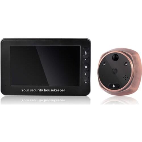 4.3 Inch 3MP Door Intercom Peephole Viewer Motion Detection Video Door Phone