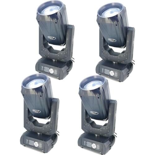 4pcs/lot Color Music Stage Moving Head Light 260W Beam DMX512 DJ Disco Light Strobe Effect Wedding Moving Heads Lights