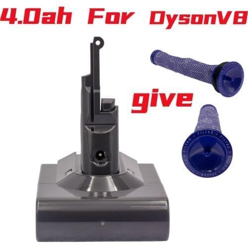 Brand New 6000MAH 21.6V V8 Battery For Dyson V8 Battery Absolute V8 Animal Lithium Ion SV10 Vacuum Cleaner Rechargeable Battery