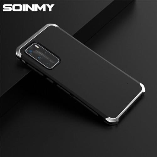 Aluminum Bumper Metal Case For Huawei P40 Honor 9X 30 V30 Pro Shockproof Armor Rubber PC Cover Honor 30 S V20 V30 phone Coques