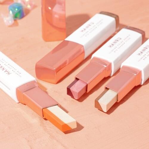 Velvet Gradient Two-color Eyeshadow Stick Eye Modification Stick Essential Makeup Tool For Lazy People Eye Makeup QBMY