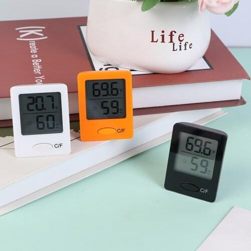 New LCD Electronic Digital Temperature Controller Humidity Meter Indoor Outdoor Thermometer Hygrometer Weather Station Clock