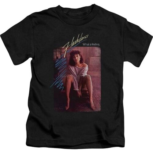 Flashdance Title Unisex Youth Juvenile T-Shirt For Girls And Boys Men Cotton Tees Streetwear Harajuku