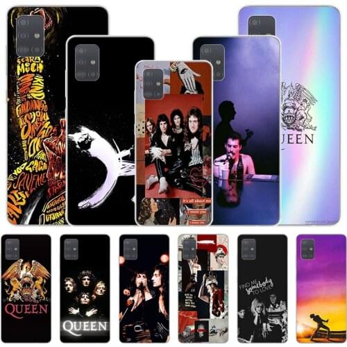 Freddie Mercury Queen Band Soft TPU Phone Case For Samsung A31 A41 A51 A10 A42 A21 A72 A52 A71 A11 A50 A70 A20 A30 A40 A12 Cover
