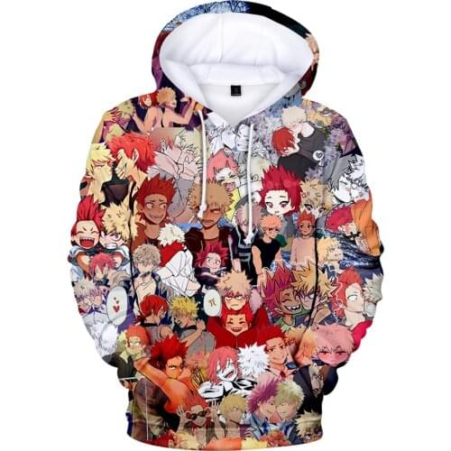 Creative My Hero Academia Cosplay Todoroki Anime Hoodie Himiko Toga Sweatshirts Boku No Hero Academia Izuku Midoriya Unisex TOPS