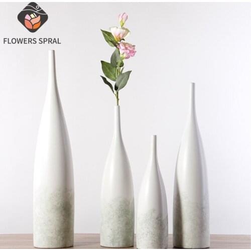 Nordic Ceramic Vase Decoration Modern Minimalist Living Room Model Room Nordic Soft Decoration Home Vase