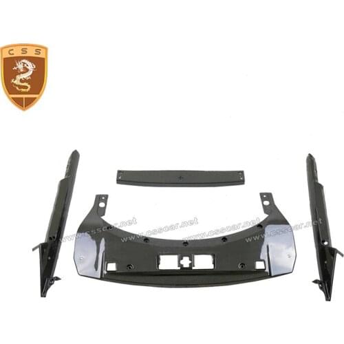 CSSYL Body Kit For R8 dry carbon fiber Interior Trims Engine Cover Panel for R8 V8 V10 2011 Carbon Fiber engine hood decoration