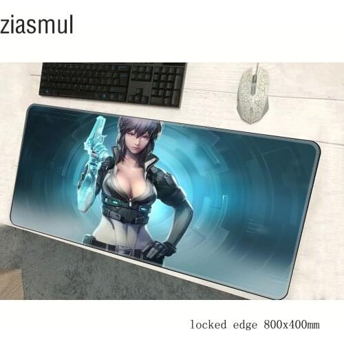 Ghost in the Shell mouse pad 800x400x2mm mats xl Computer mouse mat gaming accessories HD pattern mousepad keyboard games gamer